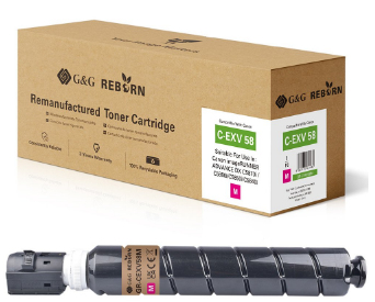 G&G Reborn-Toner kompatibel mit Canon C-EXV58 (3765C002) M