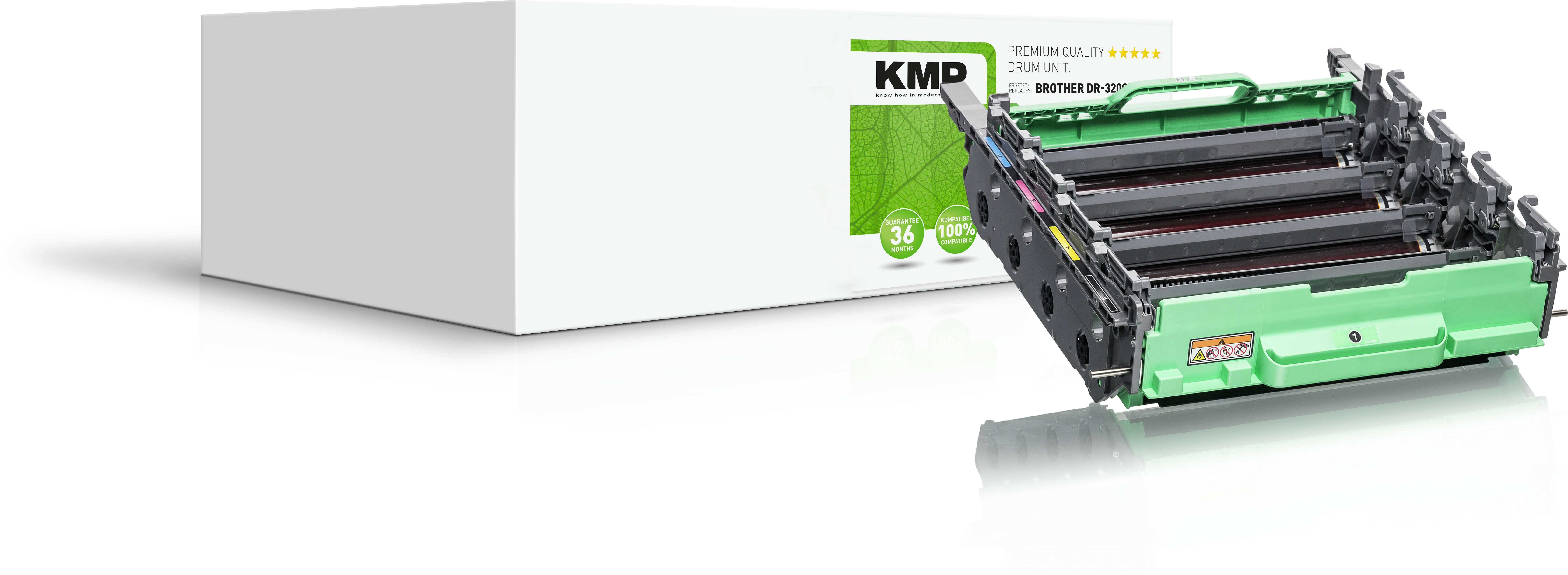 KMP Trommel Brother DR-320CL/&shy;DR320CL black 25000 S. B-DR25 reman