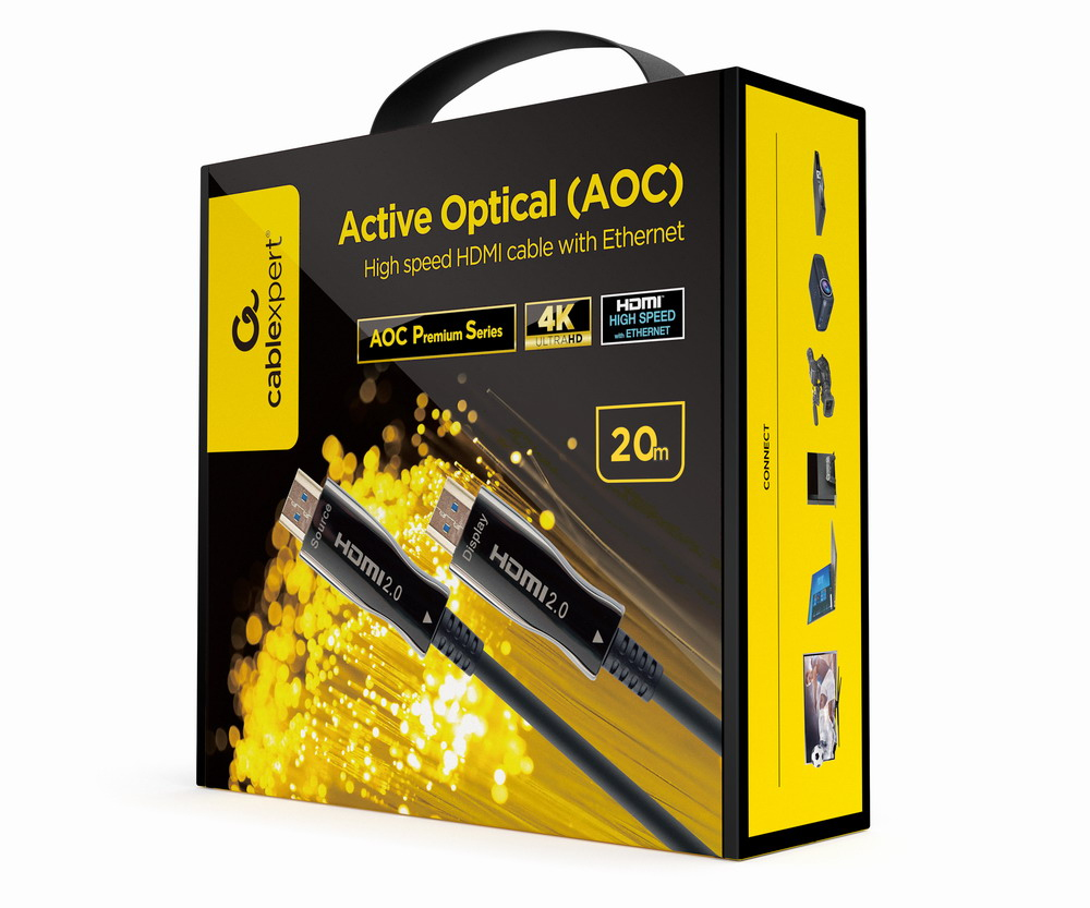 gembird Premium High Speed HDMI AOC-Kabel mit Ethernet 20m