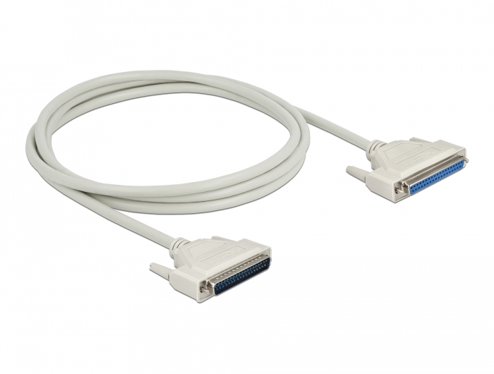 DELOCK Serielles Kabel D-Sub 37 Stecker zu Buchse 2 m