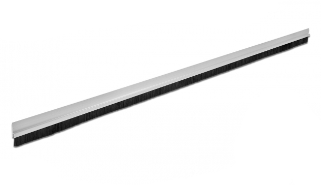 DELOCK Bürstenstreifen 20 mm mit Alu-Profil gerade 1m