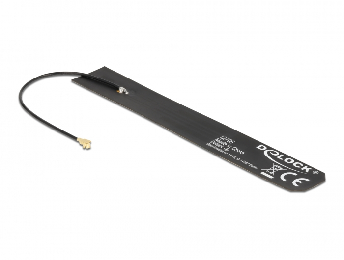 DELOCK 5G LTE Antenne I-PEX Inc., MHF I 0-4 dBi omni FPC