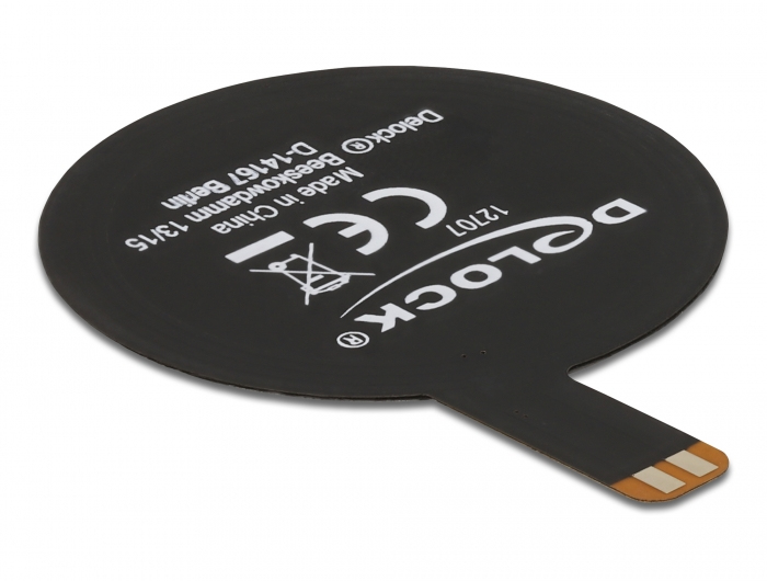 DELOCK NFC 13,56 MHz Antenne SMT FPC rund intern schwarz
