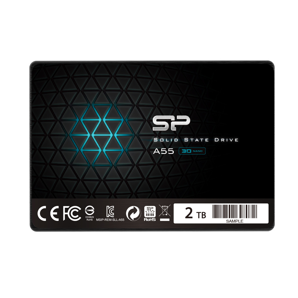 Silicon Power SSD 2TB 6.3cm SATAIII A55 3D Nand TLC