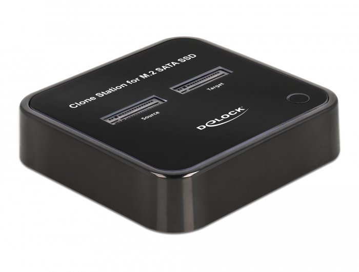 DELOCK M.2 Dockingstation für 2xM.2 SATA SSD mit Klon