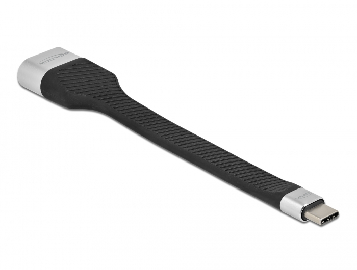 DELOCK FPC Flachbandkabel USB-C zu HDMI DP Alt 4K 60Hz 14cm