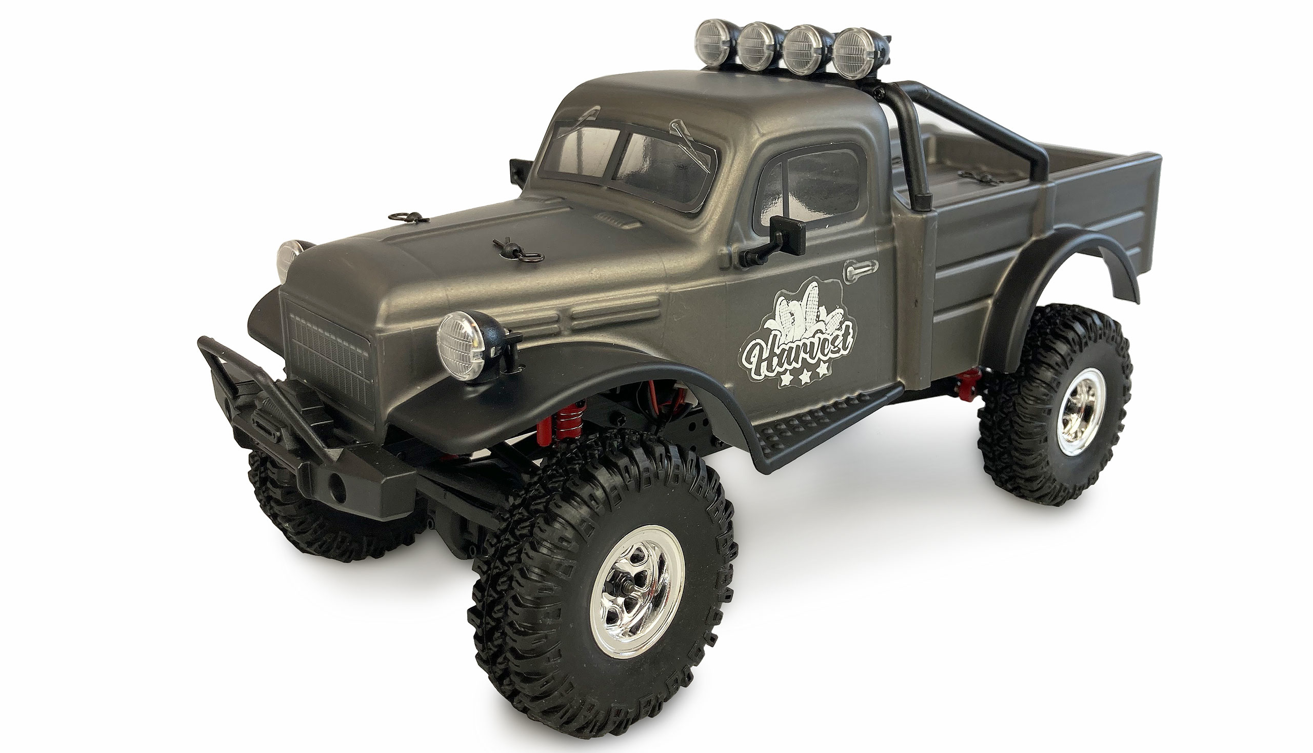 Amewi RC Auto AMXRock AM18 Harvest grau LiPo Akku 600mAh/­14+ Amewi RC Auto AMXRock AM18 Harvest grau LiPo Akku 600mAh/­14+