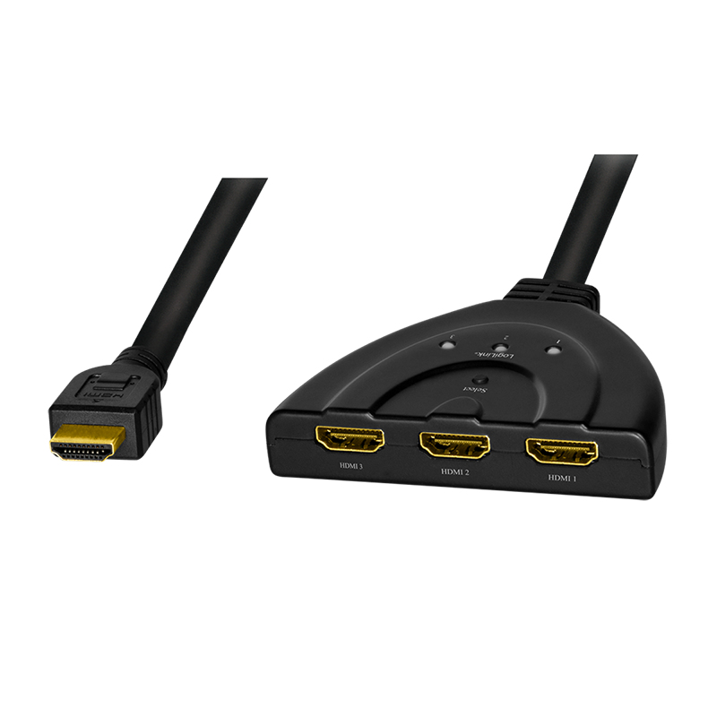 Logilink Switch HDMI,3-port,bidirekt(1x3/­3x1),4K/­30Hz,CEC Logilink Switch HDMI,3-port,bidirekt(1x3/­3x1),4K/­30Hz,CEC