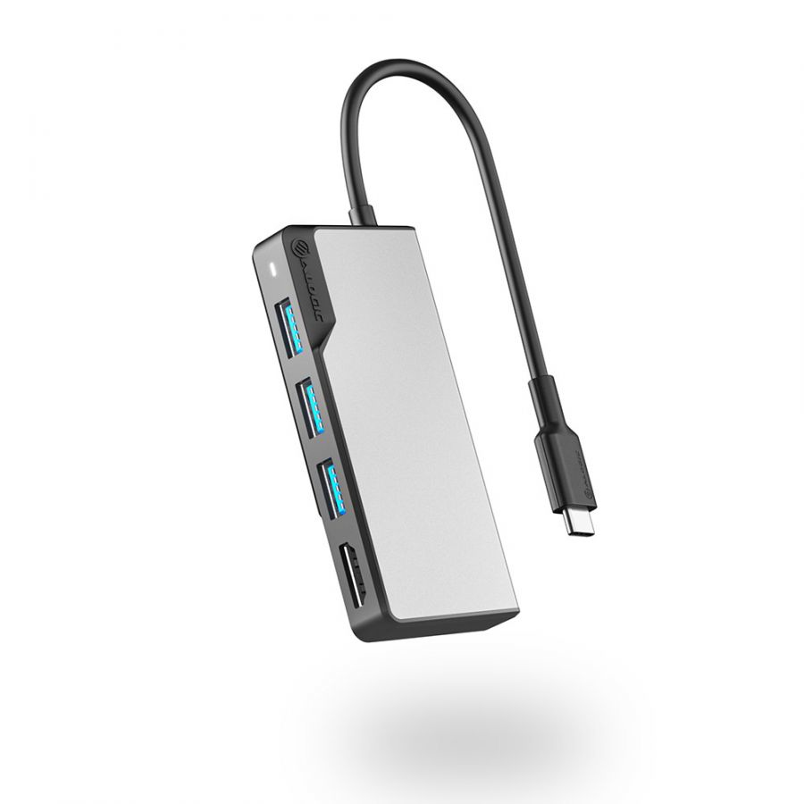 Alogic USB-C HUB 5 in 1 HDMI & USB space grau Alogic USB-C HUB 5 in 1 HDMI & USB space grau