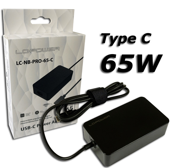 LC-Power Netzteil NB Notebook-Netzteil LC-NB-PRO-65-C 65W LC-Power Netzteil NB Notebook-Netzteil LC-NB-PRO-65-C 65W