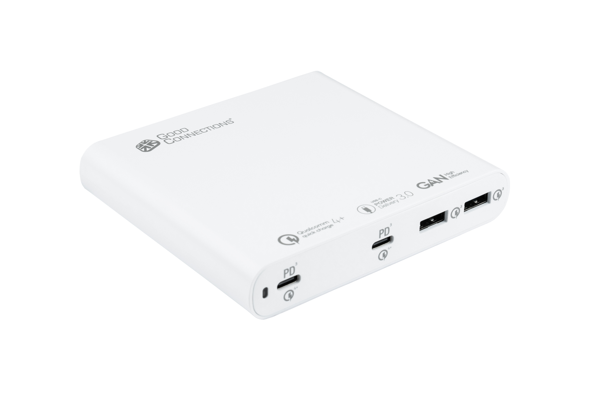 Good Connections USB-Desktop-Schnellladestation 120W 4-Port Good Connections USB-Desktop-Schnellladestation 120W 4-Port