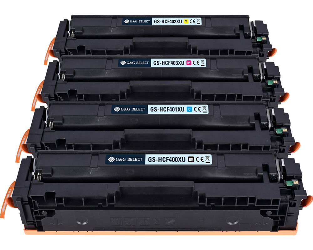 G&G Select XL-Toner ers. HP 201X /&shy; Canon 045H 4 Stück