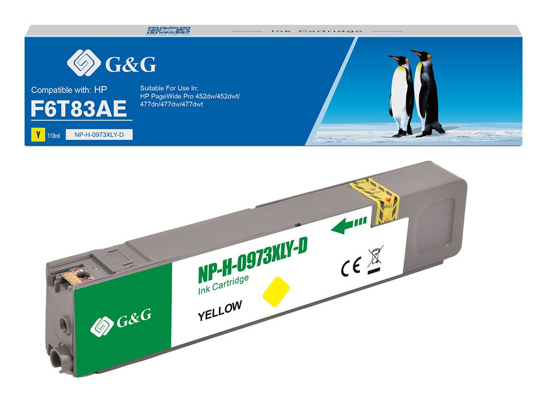 G&G Tintenpatrone kompatibel HP 973X/&shy; F6T83AE XL-Gelb