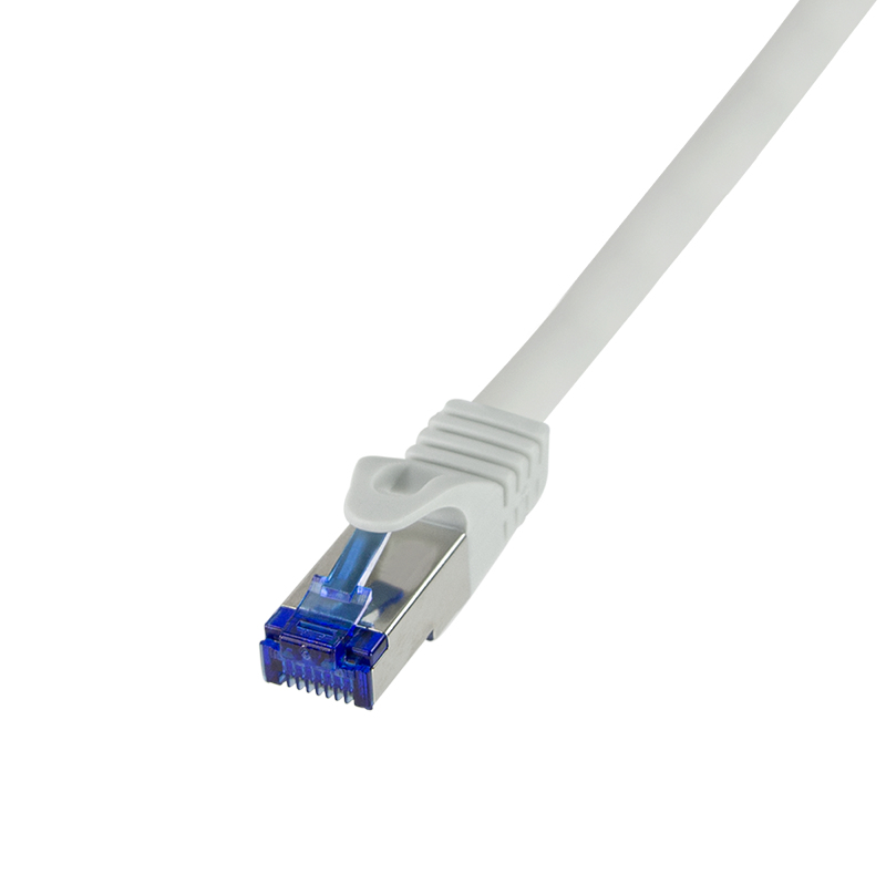 Logilink Patchkabel Ultraflex, Cat.6A, S/&shy;FTP, grau, 50 m