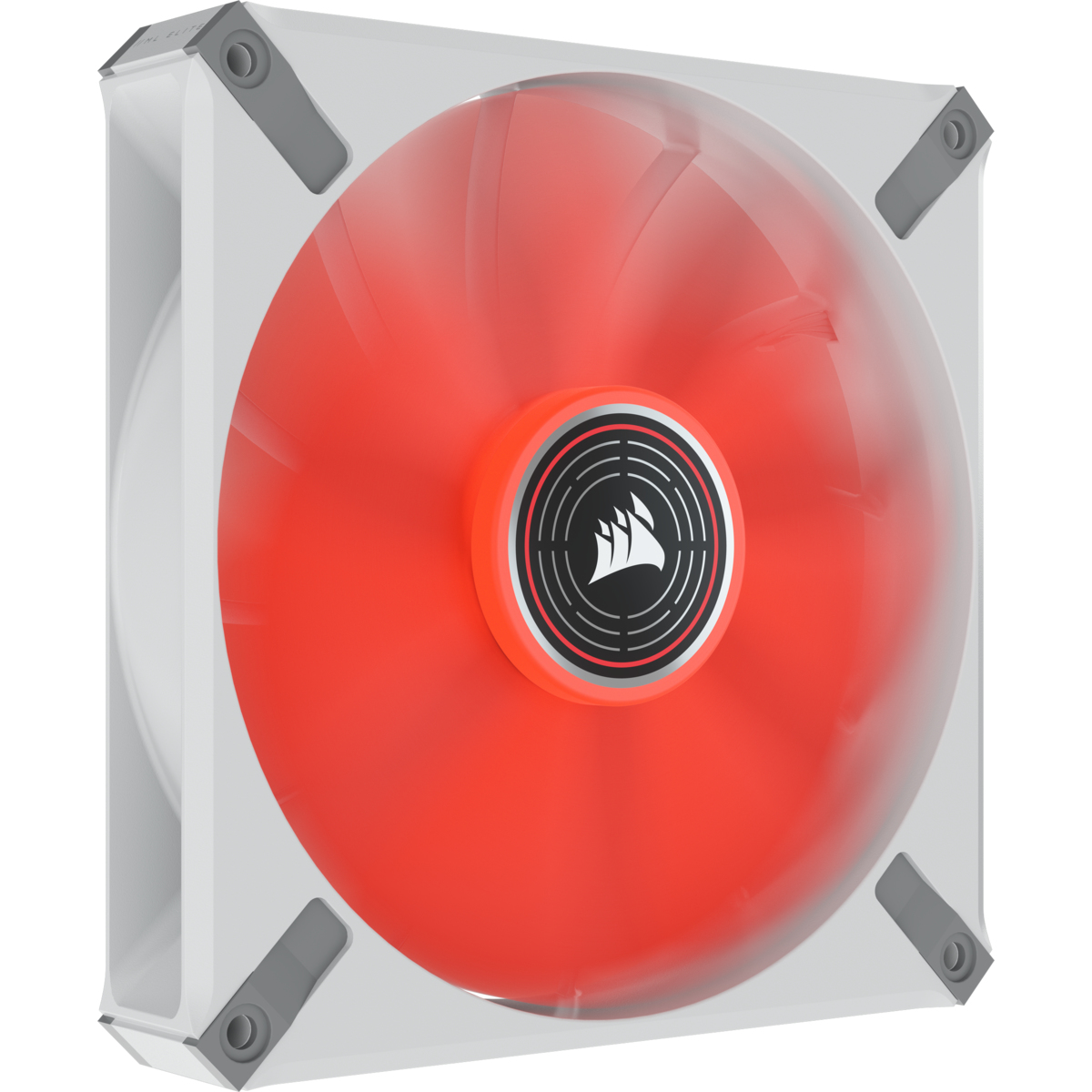 CORSAIR Lüfter ML140 LED ELITE-W AirGuide Red