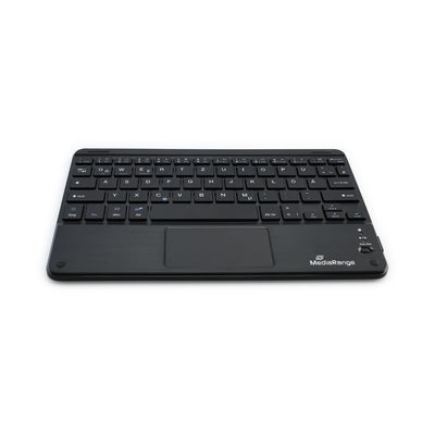 MediaRange Tastatur Wireless 64 Tasten Touchpad DE schwarz