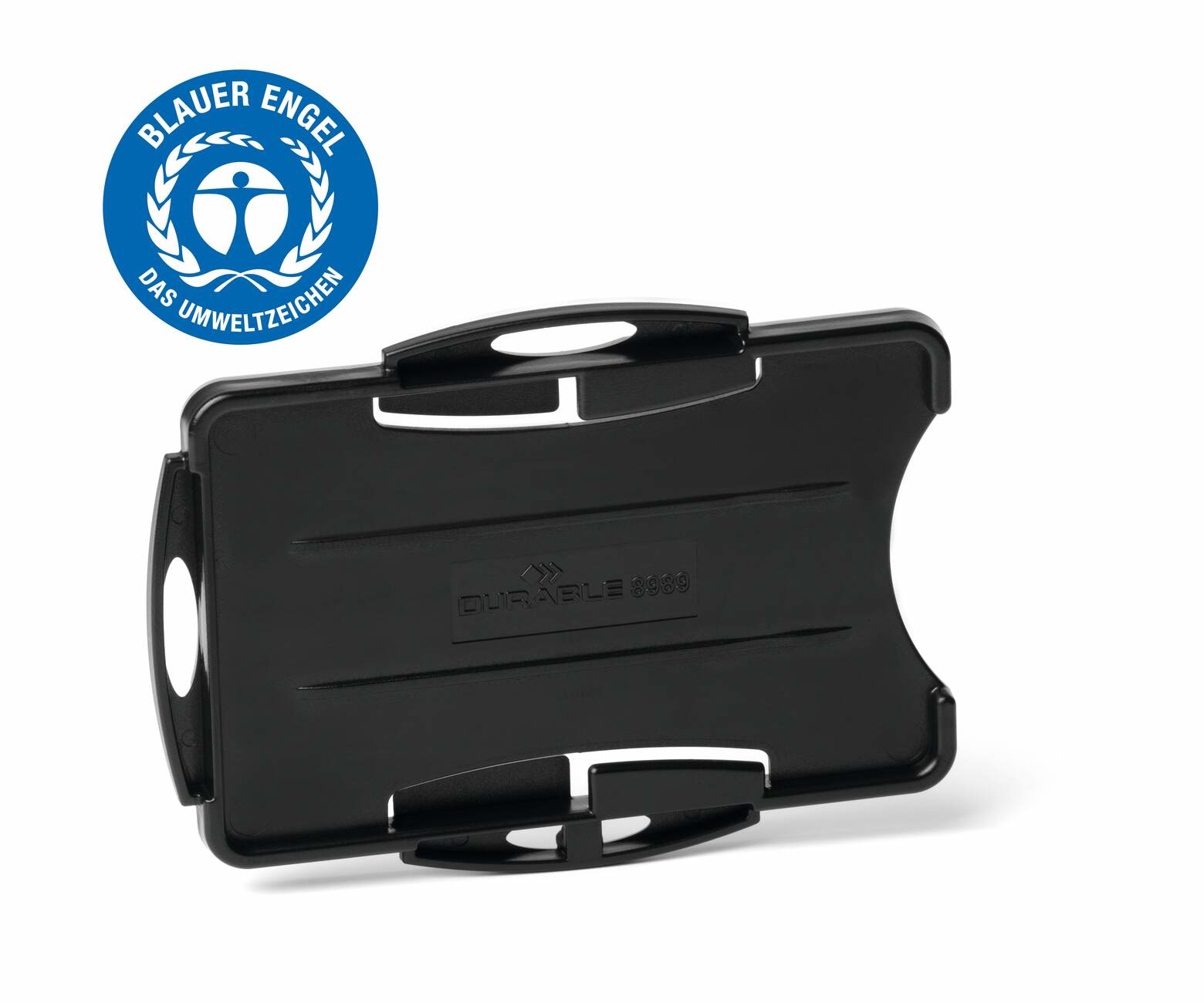 DURABLE Ausweishalter ECO 2 Karten 54x87mm 10er Packung grau