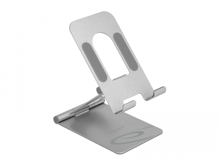 DELOCK Smartphone Standhalterung verstellbar Aluminium
