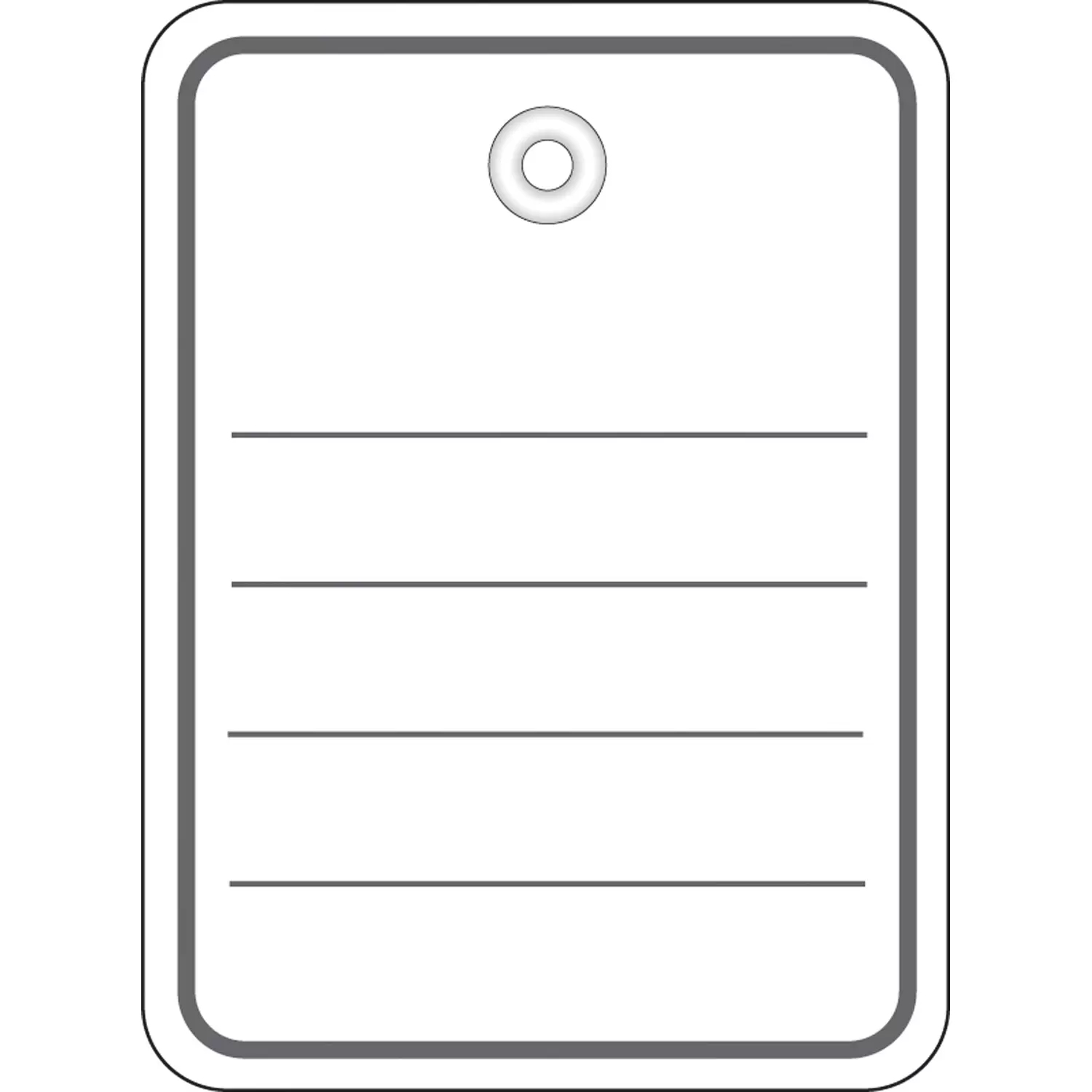 HERMA Anhäng. 48x65 mm m.Kunststofföse-Faden-Splint 1000 St.