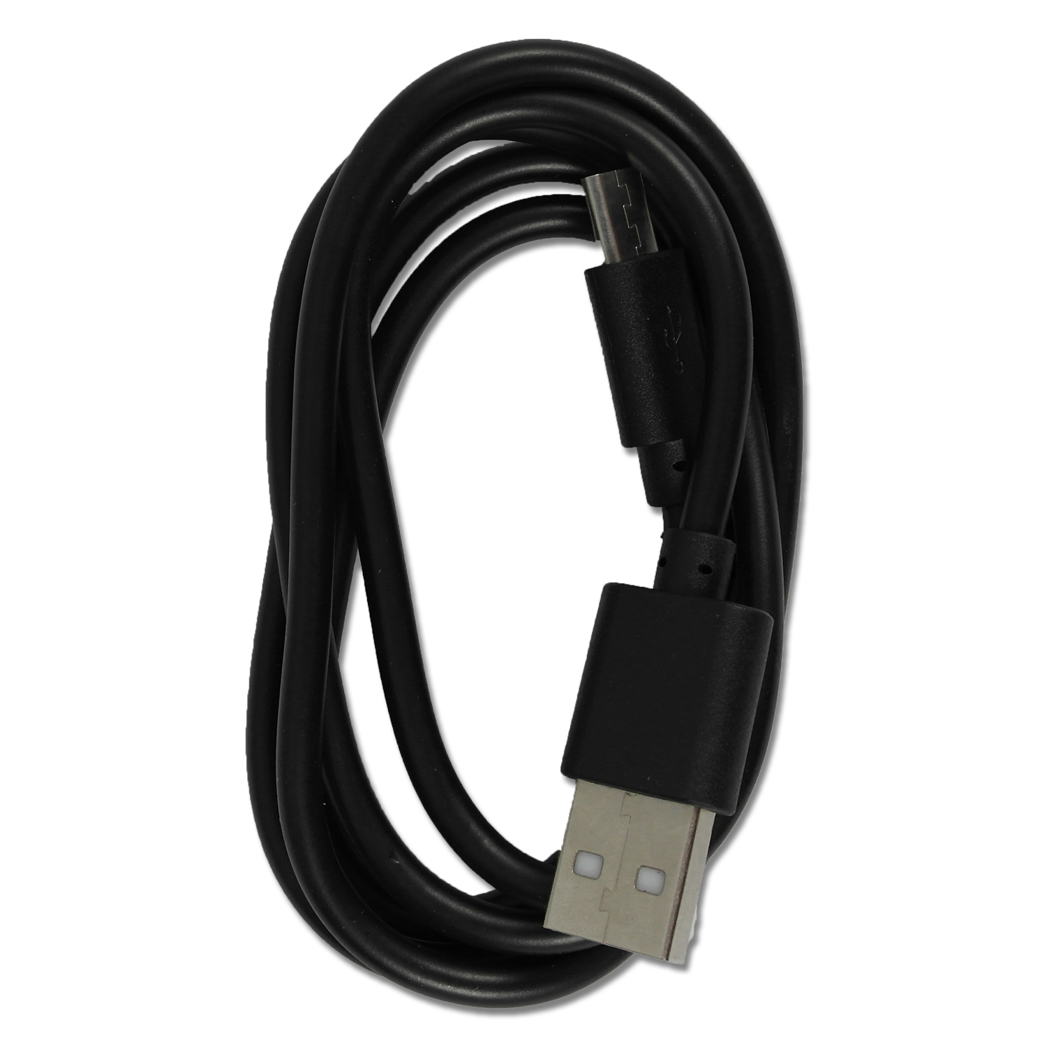 2GO USB Lade-/&shy;Datenkabel Micro-USB 100cm PET-B schwarz