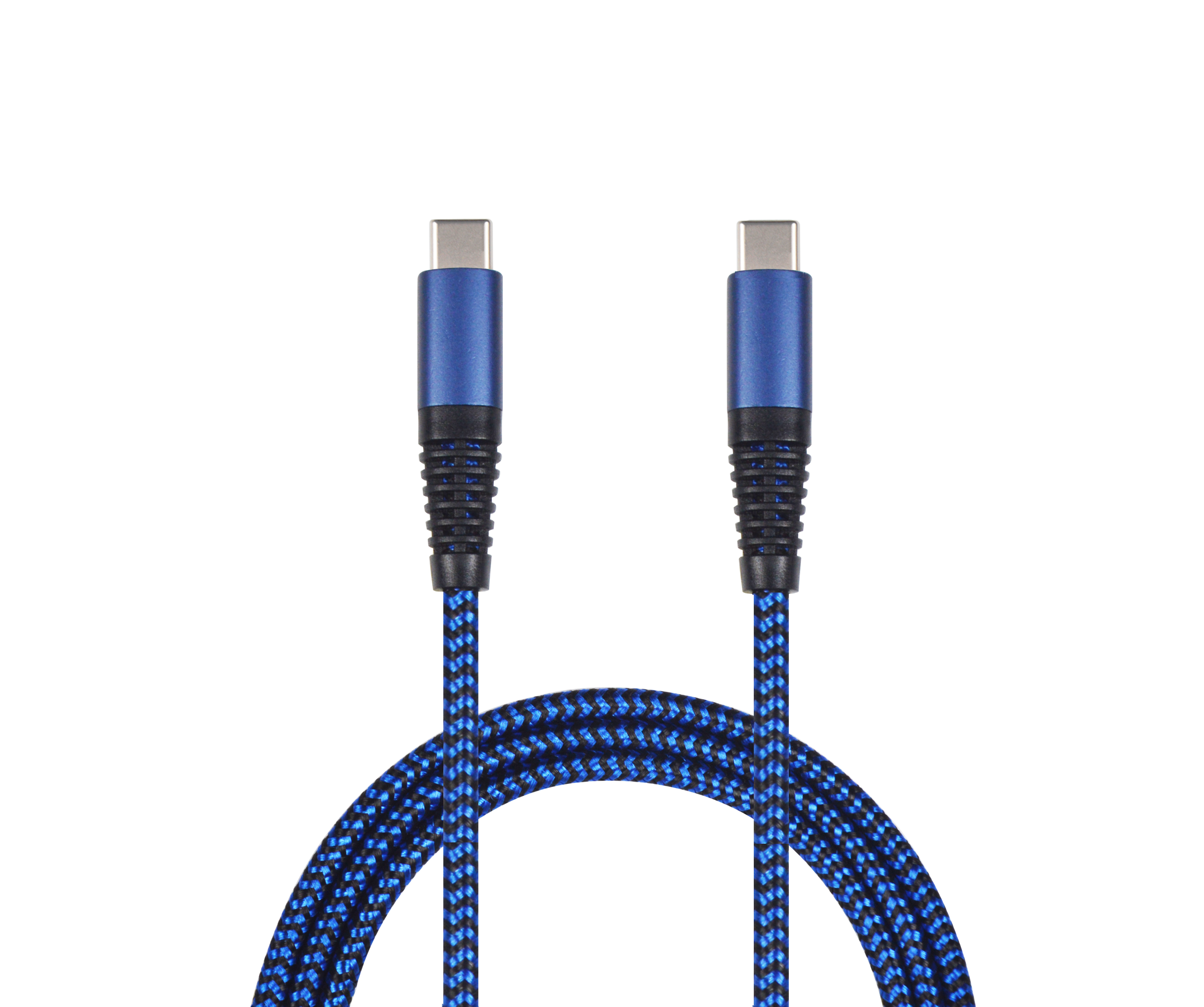2GO USB Lade-/­Datenkabel USB-C - USB-C 100cm blau 2GO USB Lade-/­Datenkabel USB-C - USB-C 100cm blau