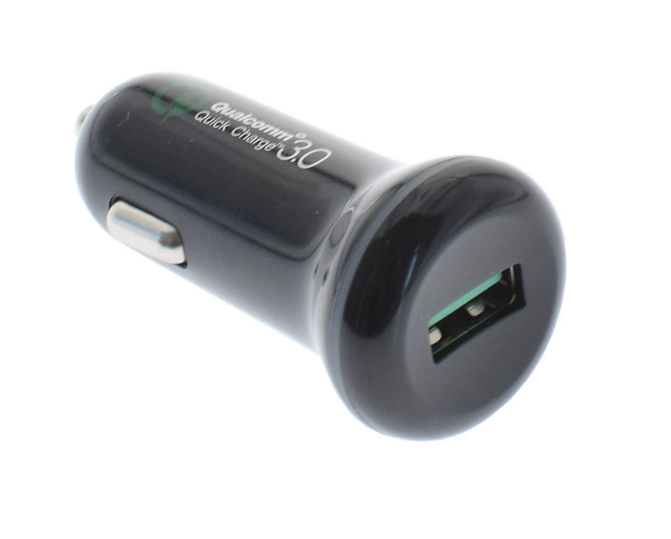 2GO Kfz-Schnell-Ladegerät 12V/&shy;24V-schwarz Univ. Quick-Charge