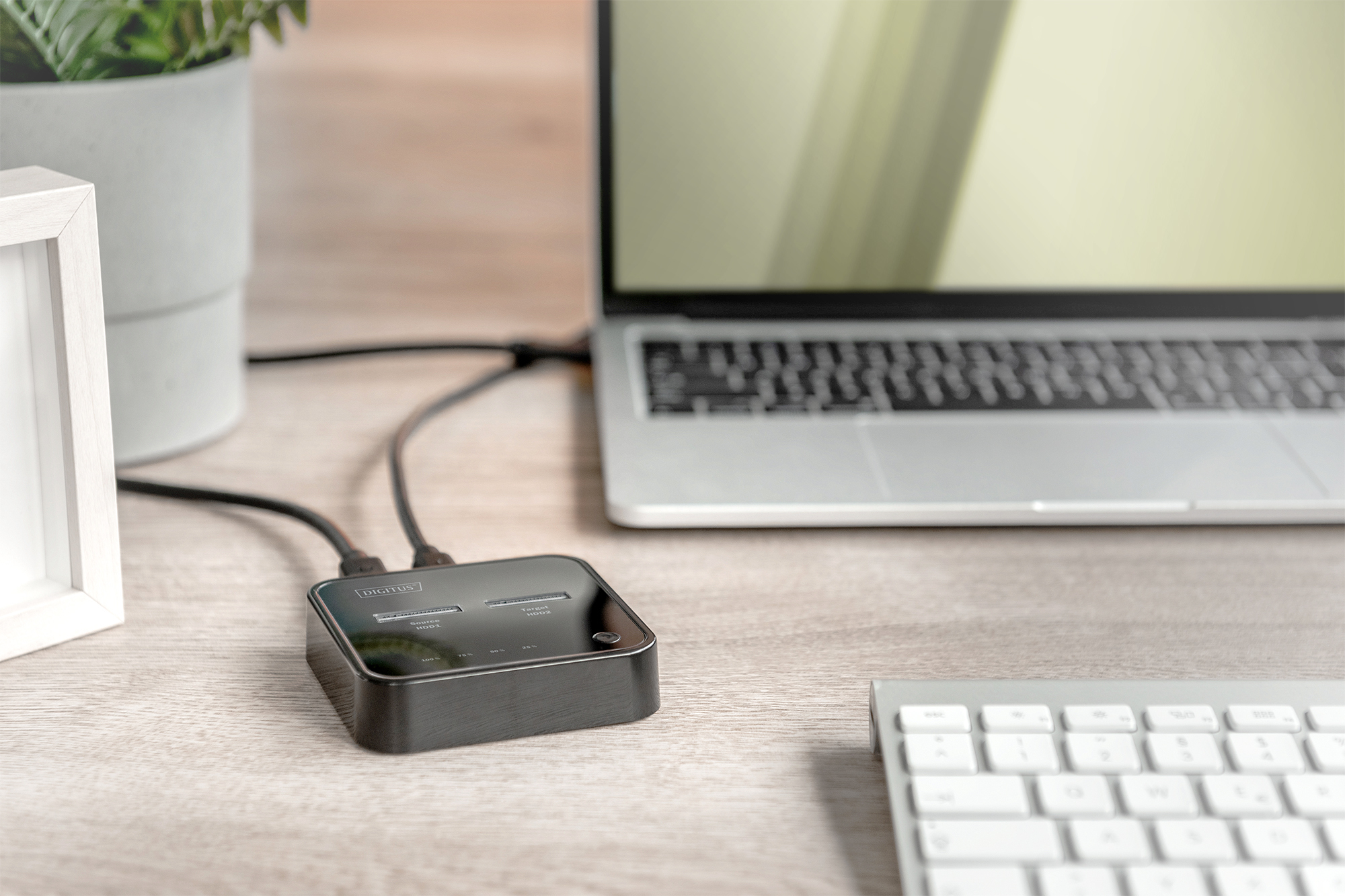 DIGITUS Docking Station USB-C 2 x M.2 NVMe SSD, Klonfunktion
