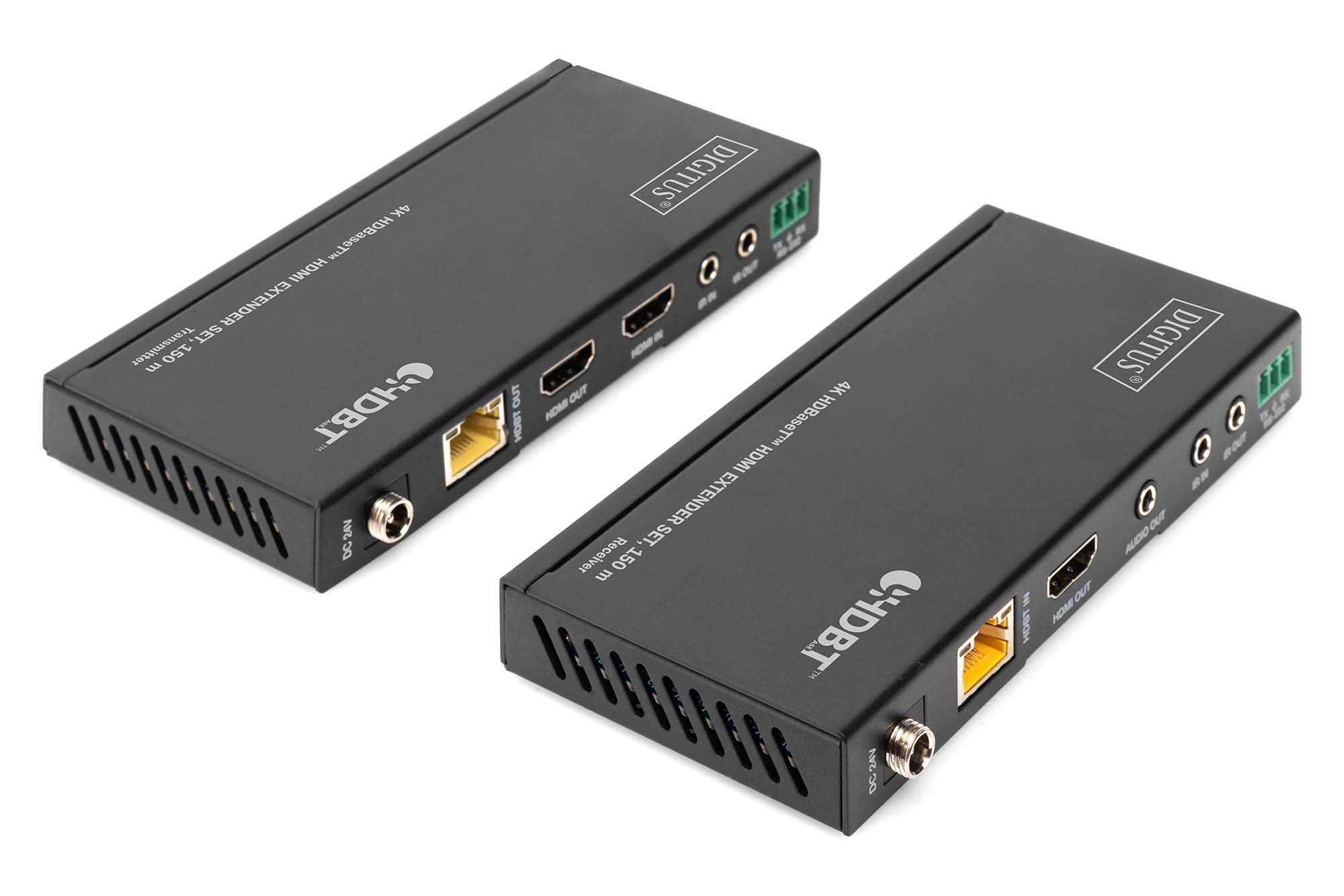 DIGITUS HDMI Extender Set HDBaseT Cat6A/&shy;7/&shy;8 bis 150m