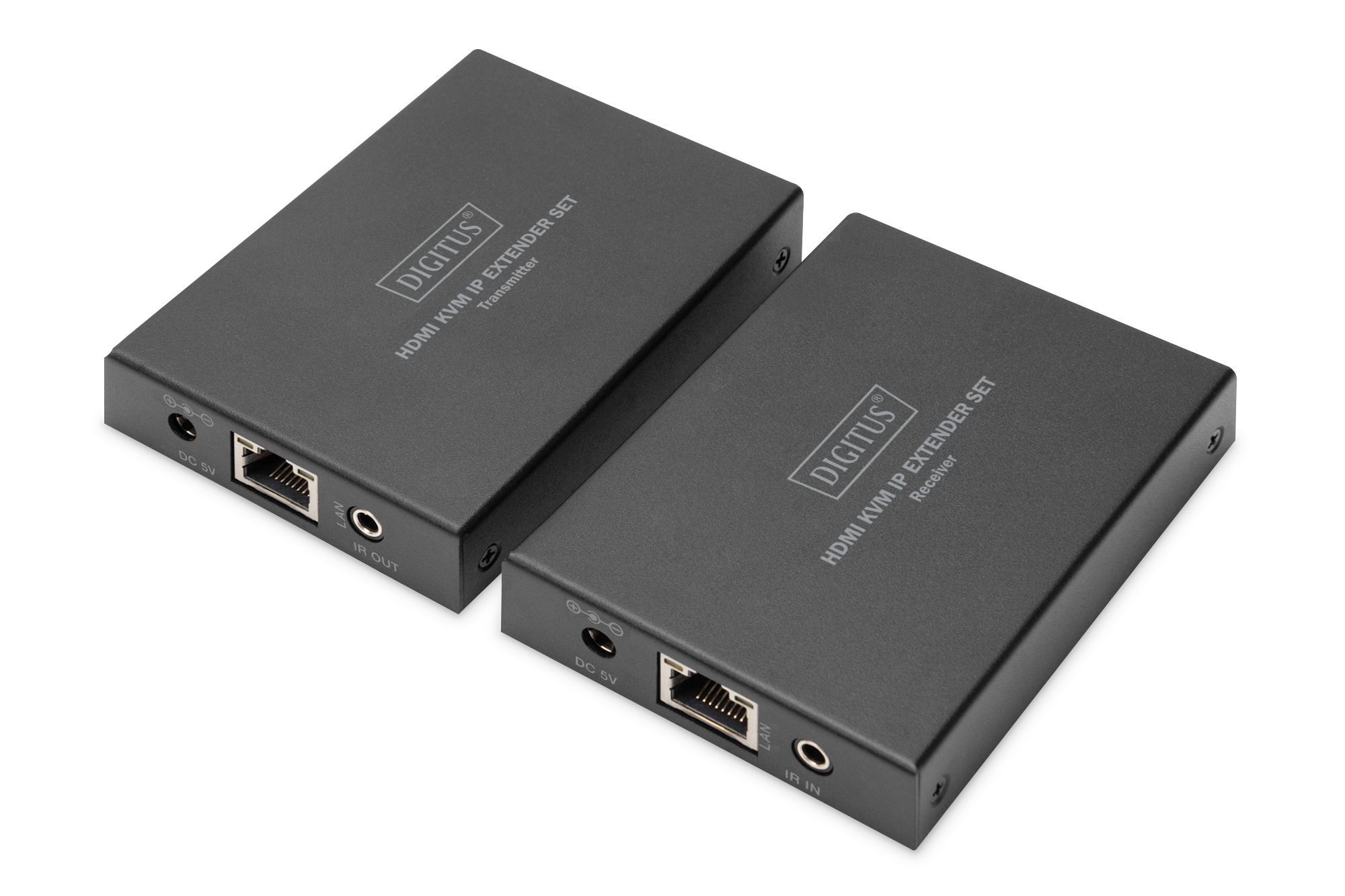 DIGITUS HDMI KVM IP Extender Set Cat5e/&shy;6/&shy;6A/&shy;7/&shy;8 bis 150m FHD