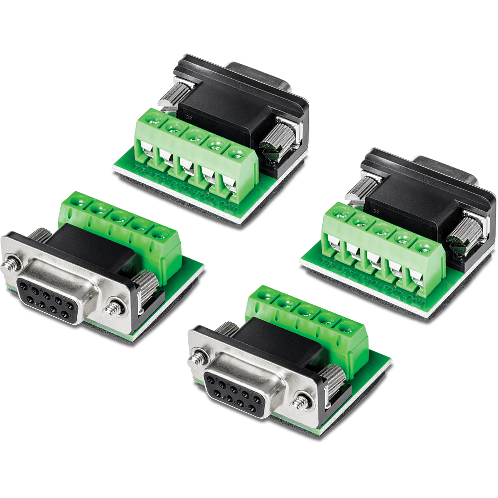 TRENDnet Industrial RS232->RS422/&shy;RS485 Adapter (4er-Pack)