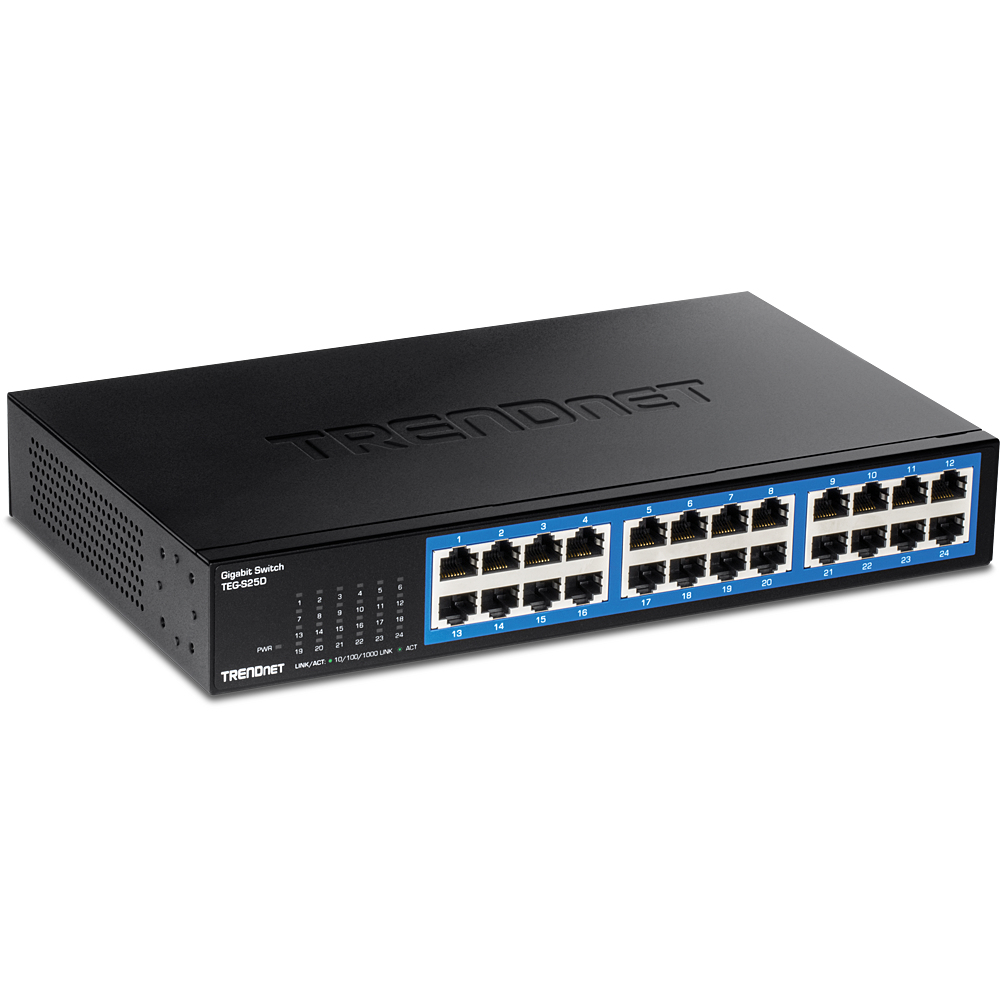 TRENDnet Switch 24-Port Gbit Desktop Metall
