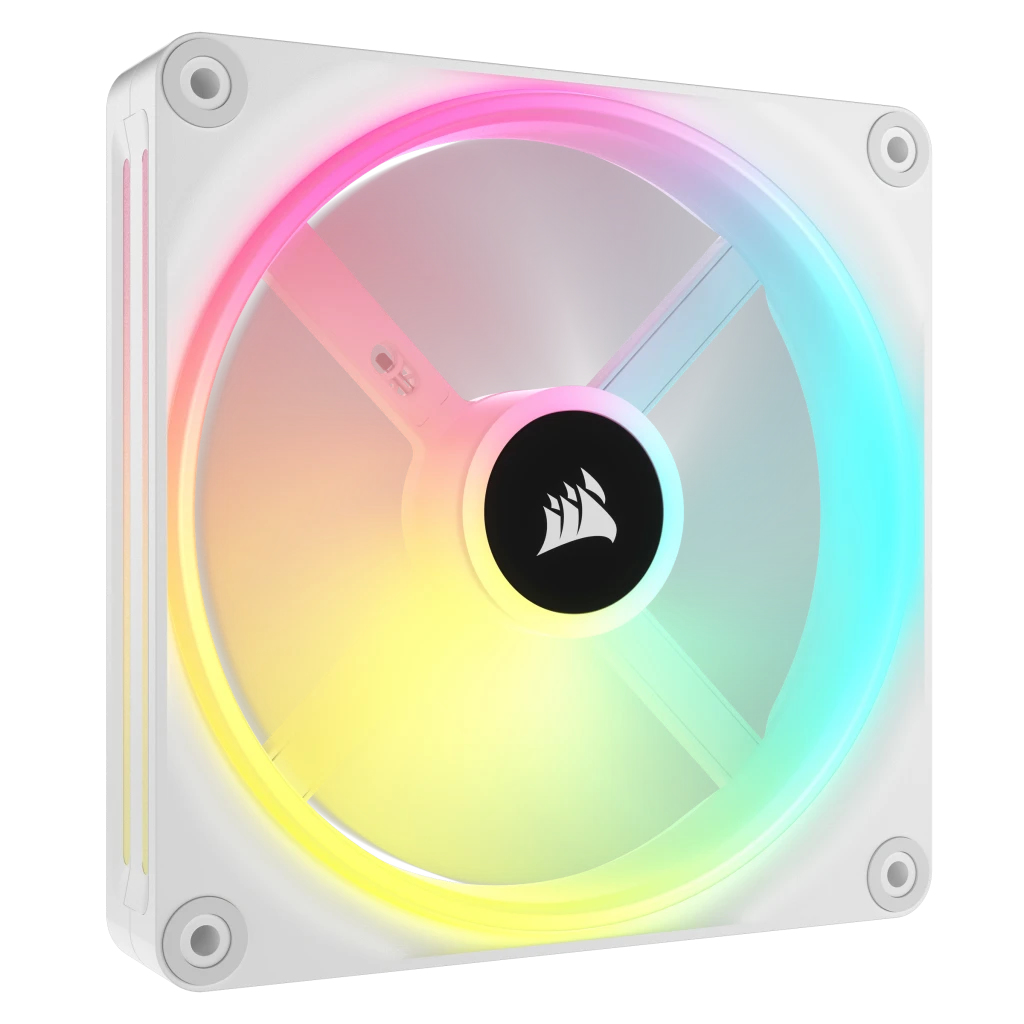 CORSAIR Lüfter QX140 RGB LED 140*140*25 Fan White Single