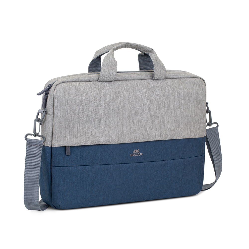 Riva NB Tasche Prater 15,6" grau/­blau 7532 Riva NB Tasche Prater 15,6" grau/­blau 7532