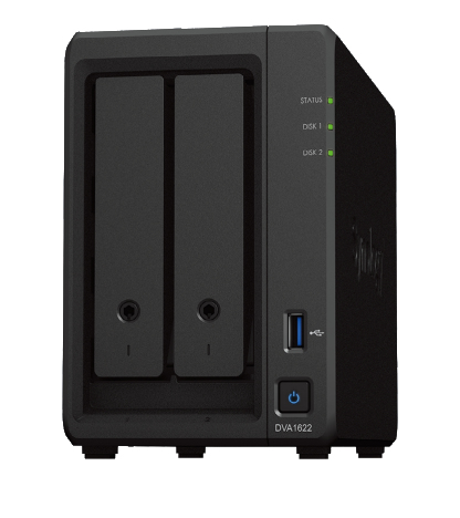 Synology DVA1622 DESKTOP-NVR 2bay KI