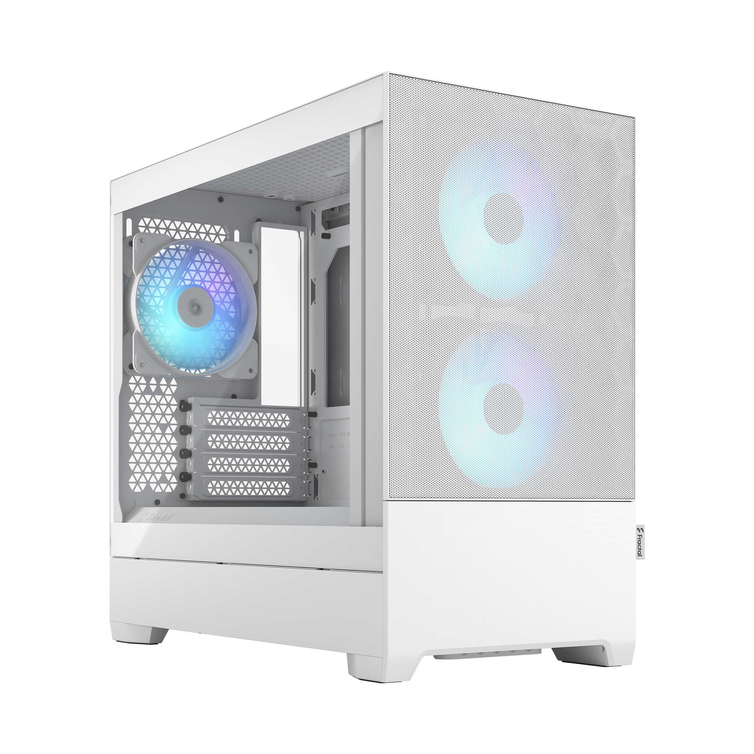 FRACTAL DESIGN Geh Pop Mini Air RGB White TG Clear Tint FRACTAL DESIGN Geh Pop Mini Air RGB White TG Clear Tint