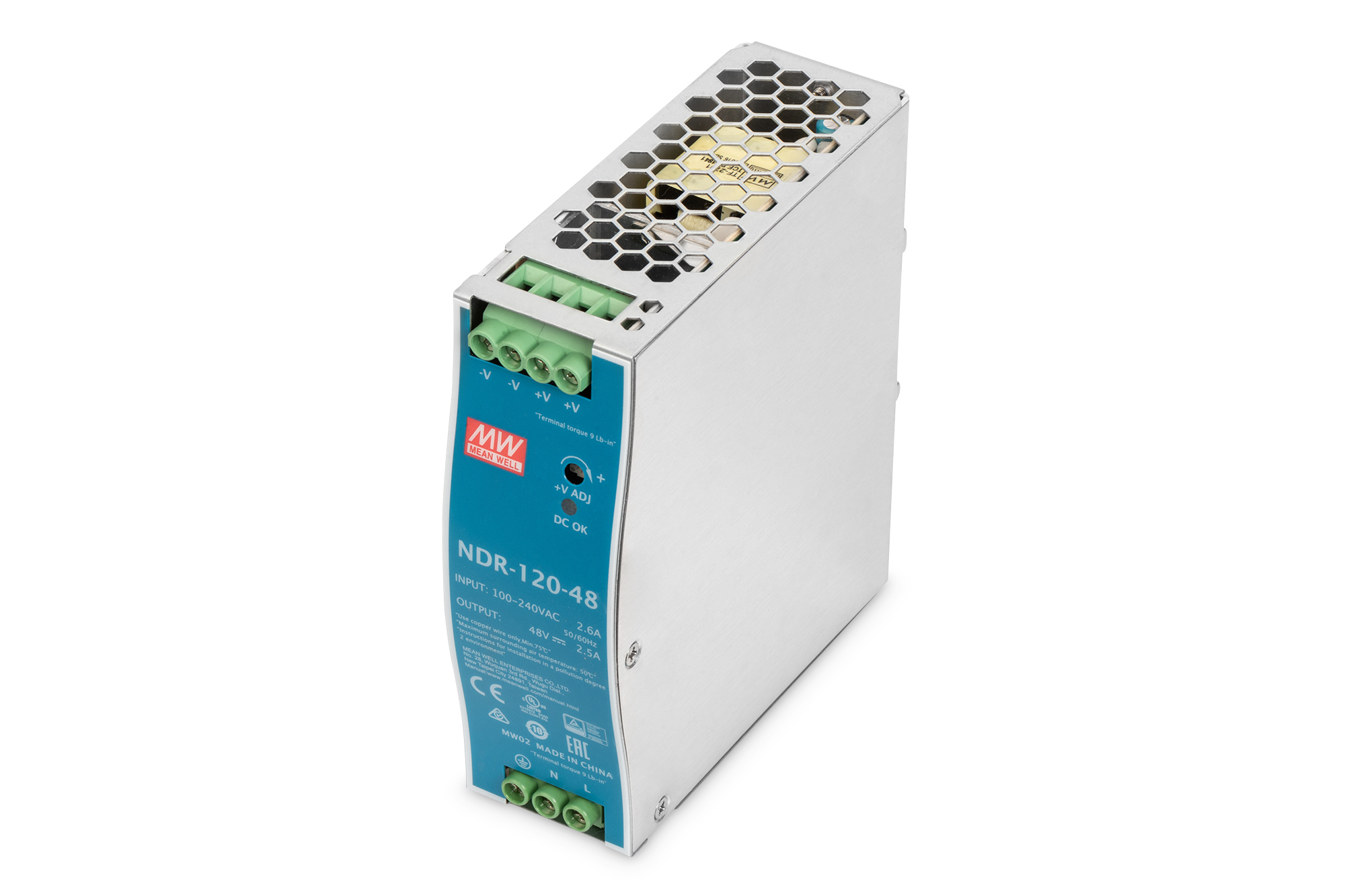 DIGITUS industrielles Netzteil 48V DC 120W Metallgehäuse