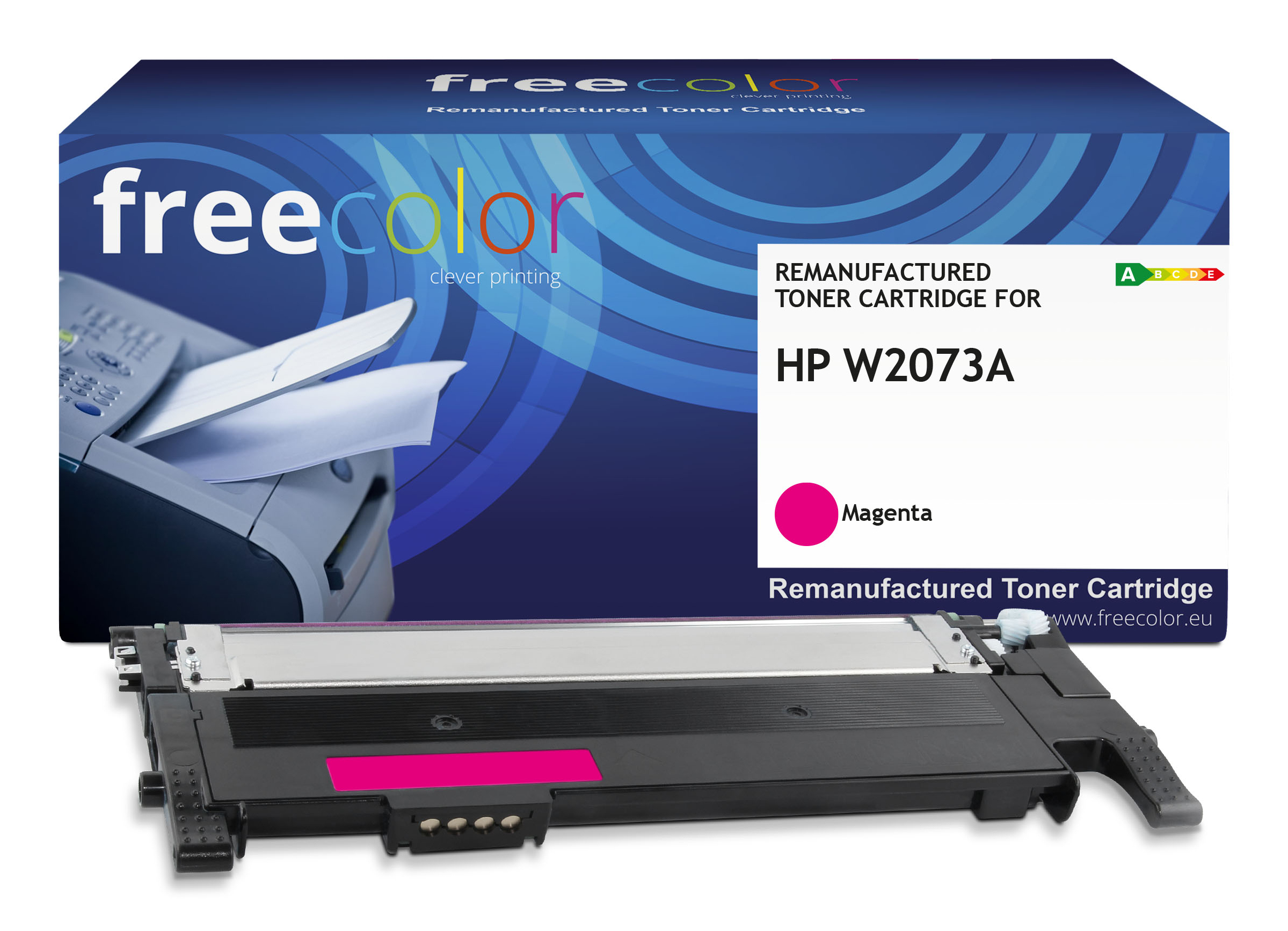 Freecolor Toner HP W2073A magenta mit chip 1000p kompatibel