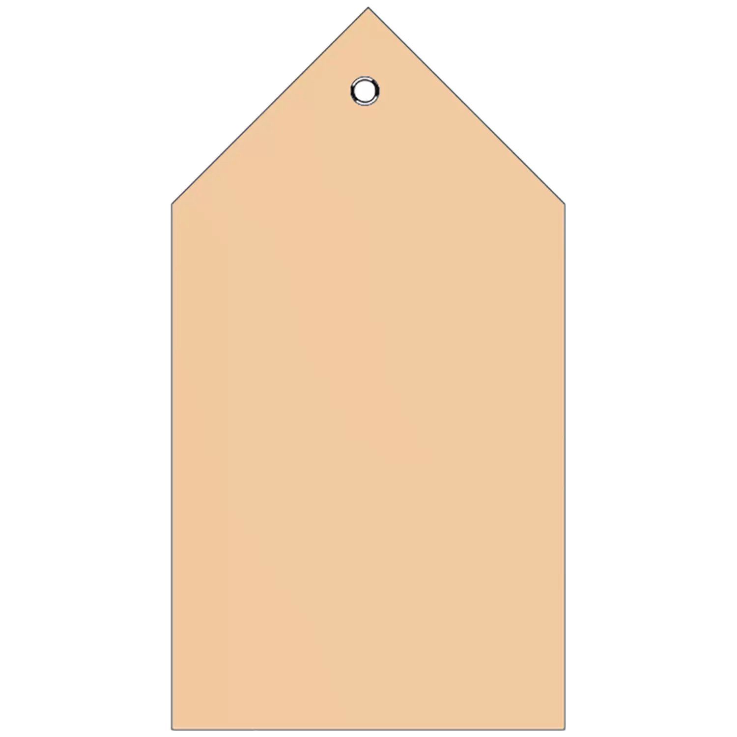 HERMA Anhängez. 80x150 mm m. Kunststofföse Faltecken 250 St.