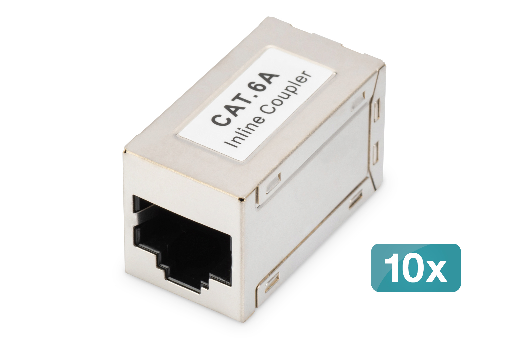 DIGITUS Modular Kupplung CAT 6A geschirmt - 10 Stk. DIGITUS Modular Kupplung CAT 6A geschirmt - 10 Stk.