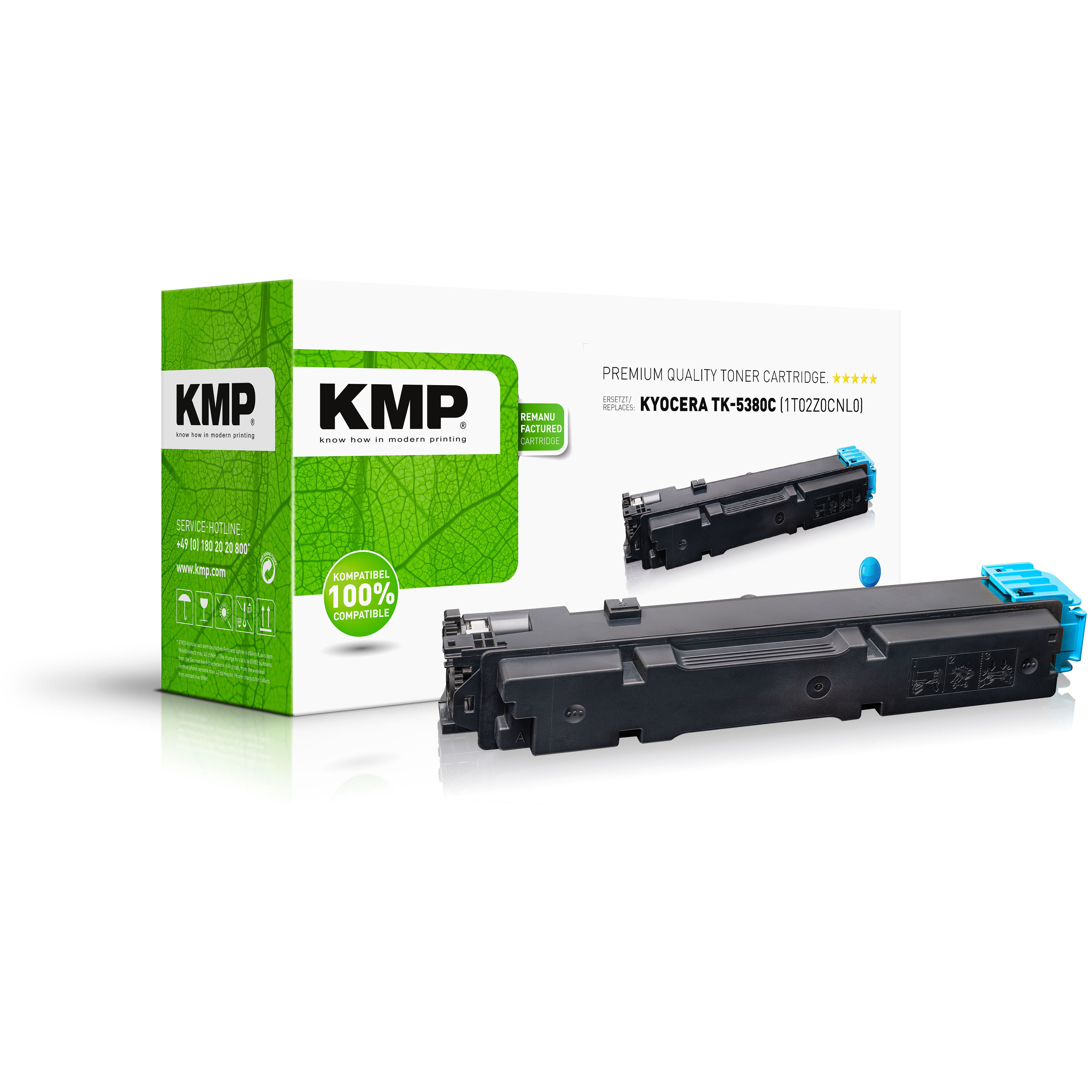 KMP Toner Kyocera TK-5380C PA4000/­MA4000 Serie cyan remanufactur KMP Toner Kyocera TK-5380C PA4000/­MA4000 Serie cyan remanufactur