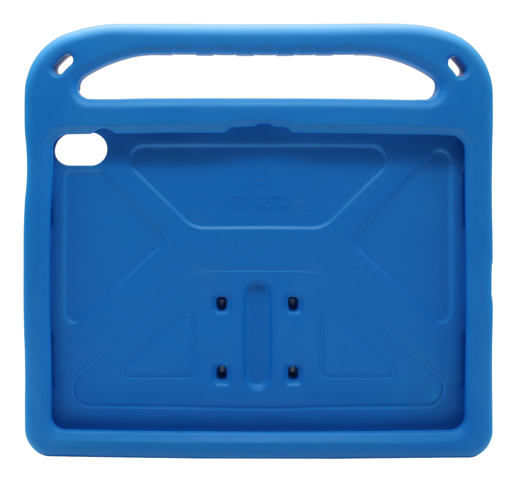 REALPOWER iPad 10 case,10,9"blau aus Schaumstoff