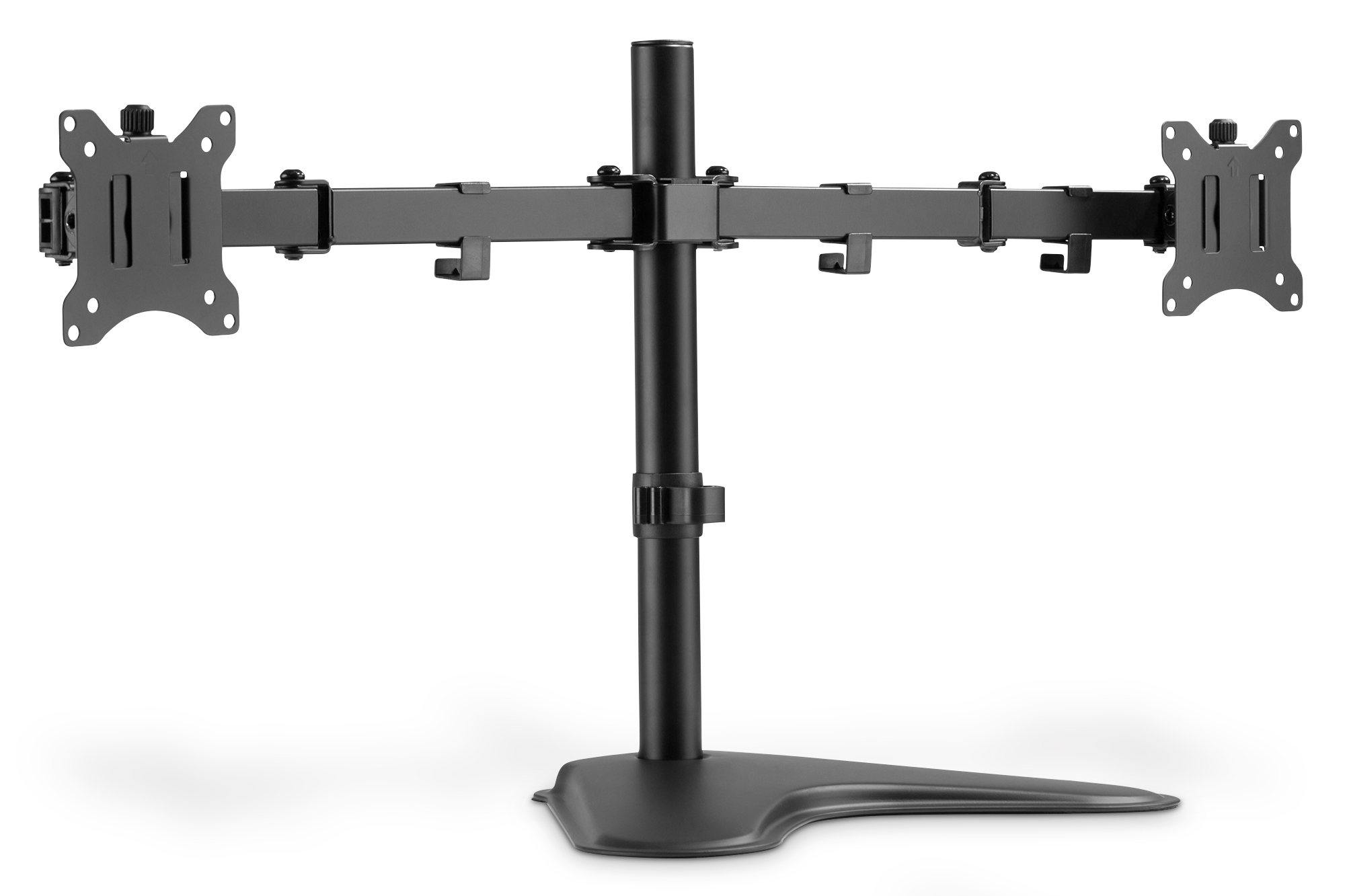 DIGITUS Tischfuss 15"-32" 2TFT 4Gelenke schwarz Max.8KG