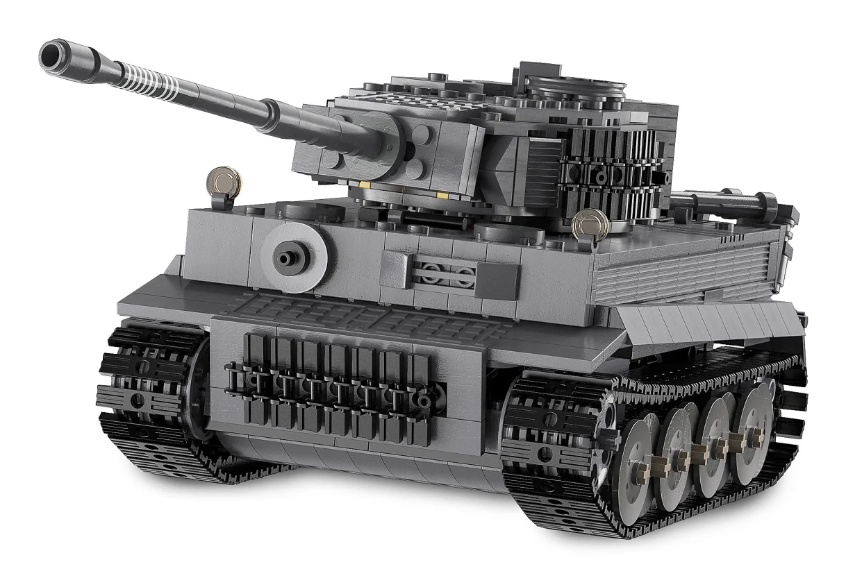 Jamara CaDA Panzer Tiger 1:35 2,4GHz Bricks grau 8+