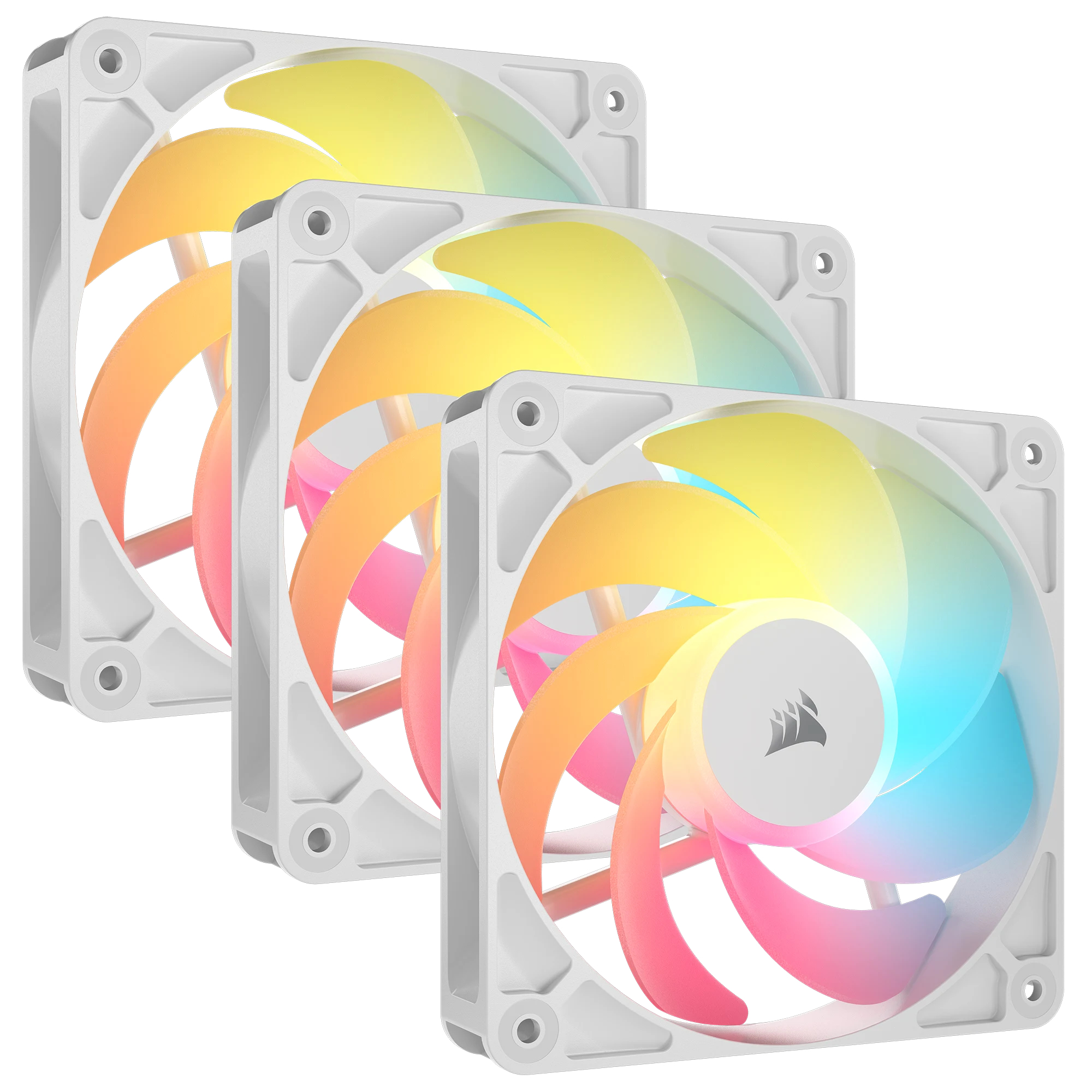 CORSAIR Lüfter RS120-R ARGB PWM 120*120*25 White Triple P. CORSAIR Lüfter RS120-R ARGB PWM 120*120*25 White Triple P.
