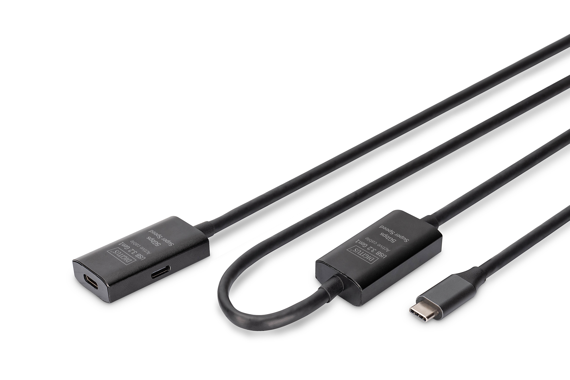 DIGITUS Verlängerungskabel USB-C->USB-C St./&shy;Bu. 5G 10,00m
