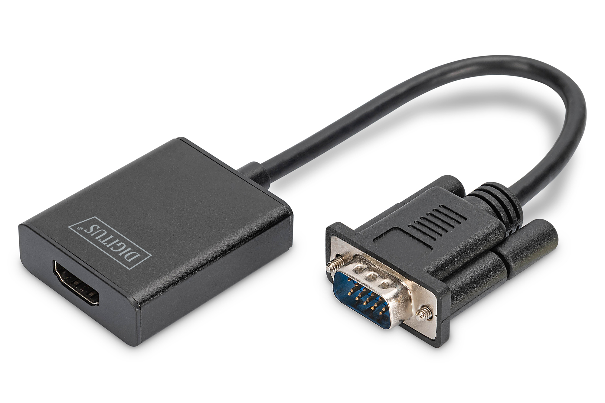 DIGITUS Konverter VGA > HDMI + Audio Full HD 1080p schwarz DIGITUS Konverter VGA > HDMI + Audio Full HD 1080p schwarz