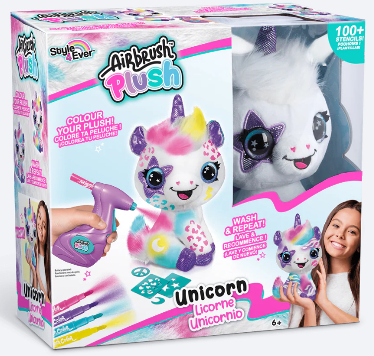 Canaltoys Airbrush Plush Unicorn