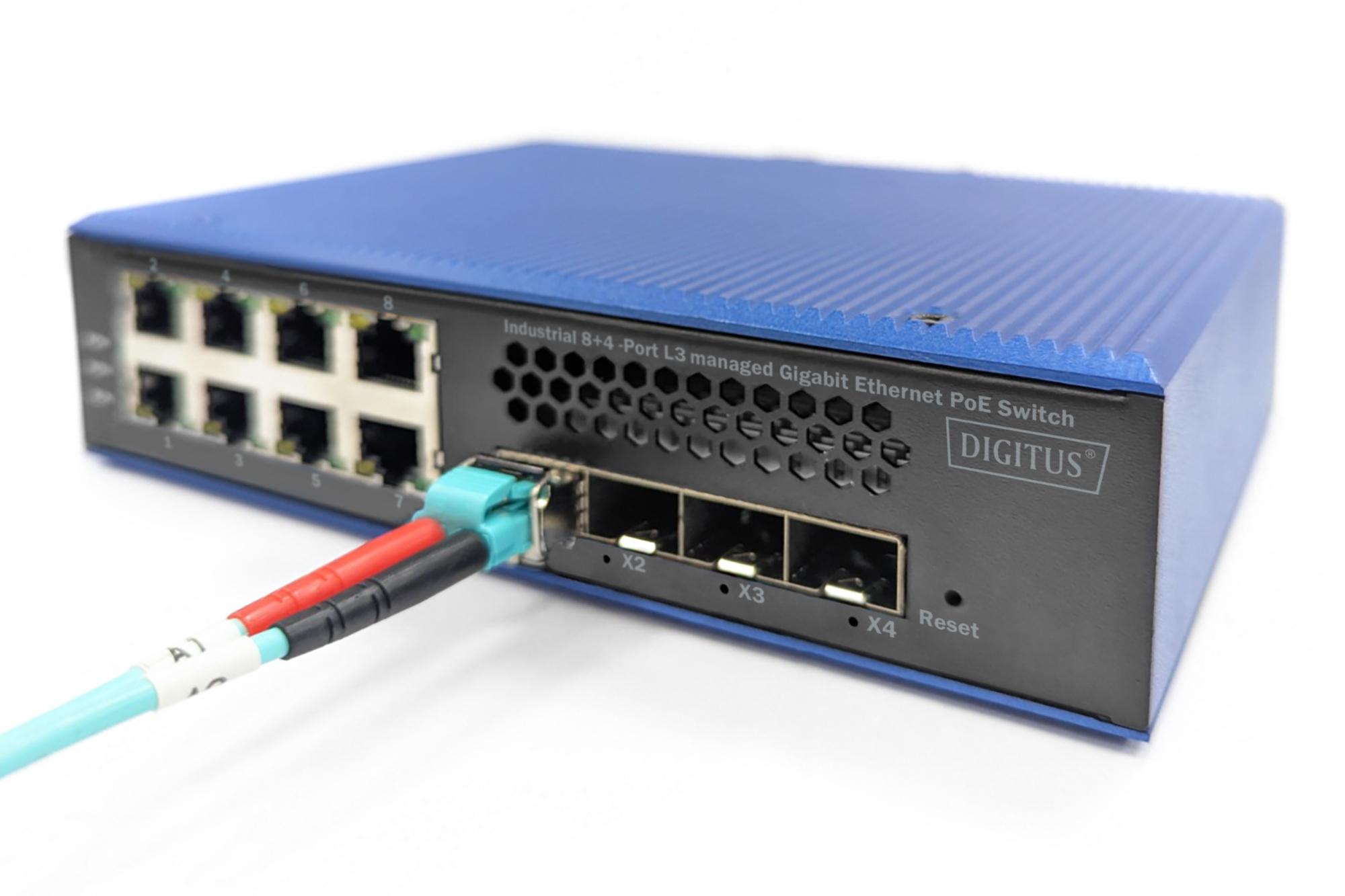 DIGITUS Switch 8 + 4 10G Uplink Port L3 managed Gigabit PoE DIGITUS Switch 8 + 4 10G Uplink Port L3 managed Gigabit PoE