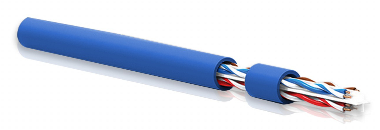 INCA Patchkabel 23AWG Cat6 UTP 250mhz 305.00m blau retail