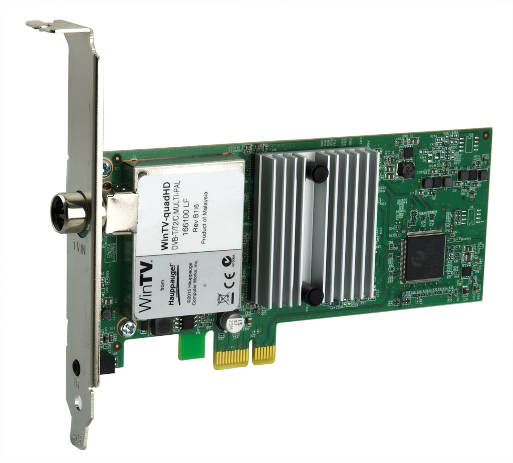Hauppauge TV-Tuner WIN TV quadHD DVB-C DVB-T2/&shy;T PCIe LP